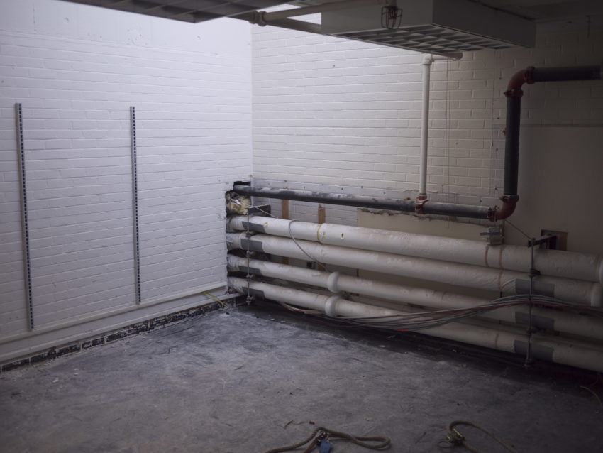 Chilled water pipes Clover Food Lab