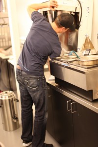 Giant coffee machine for catering