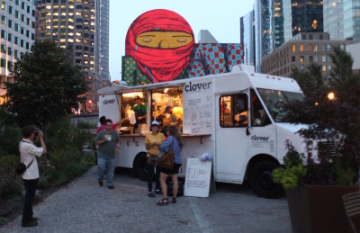 Clover Food Truck in Downtown Boston